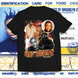 Vintage Style Black ODB Wutang Rap Tee